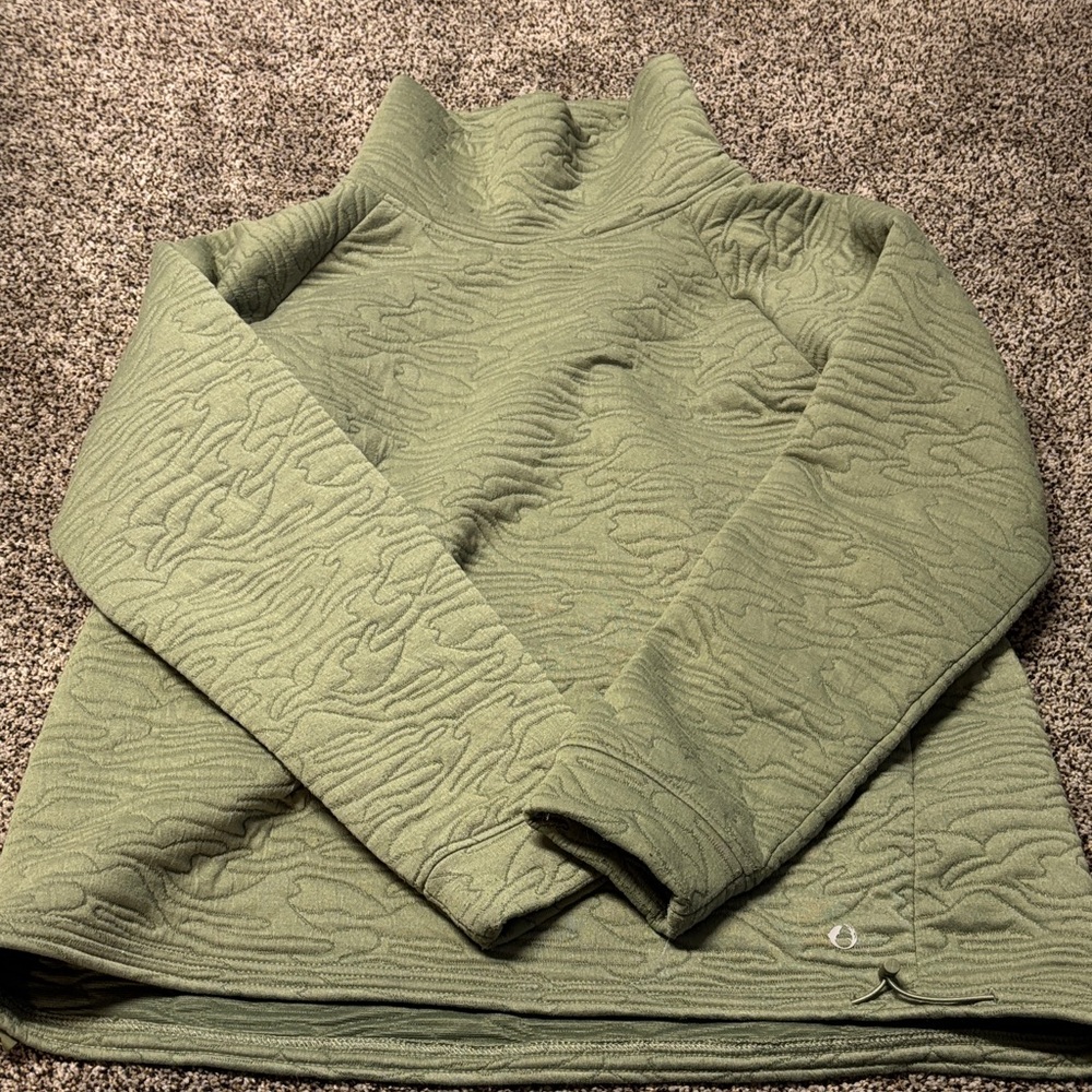 Granola Girl Green Women's Turtleneck Sweater